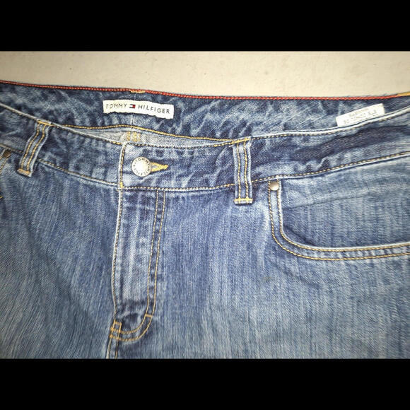 3 Pairs Plus Size Jeans Tommy Hilfiger Levi & Gap Denim , Size 16 Blue Pants - Picture 8 of 12